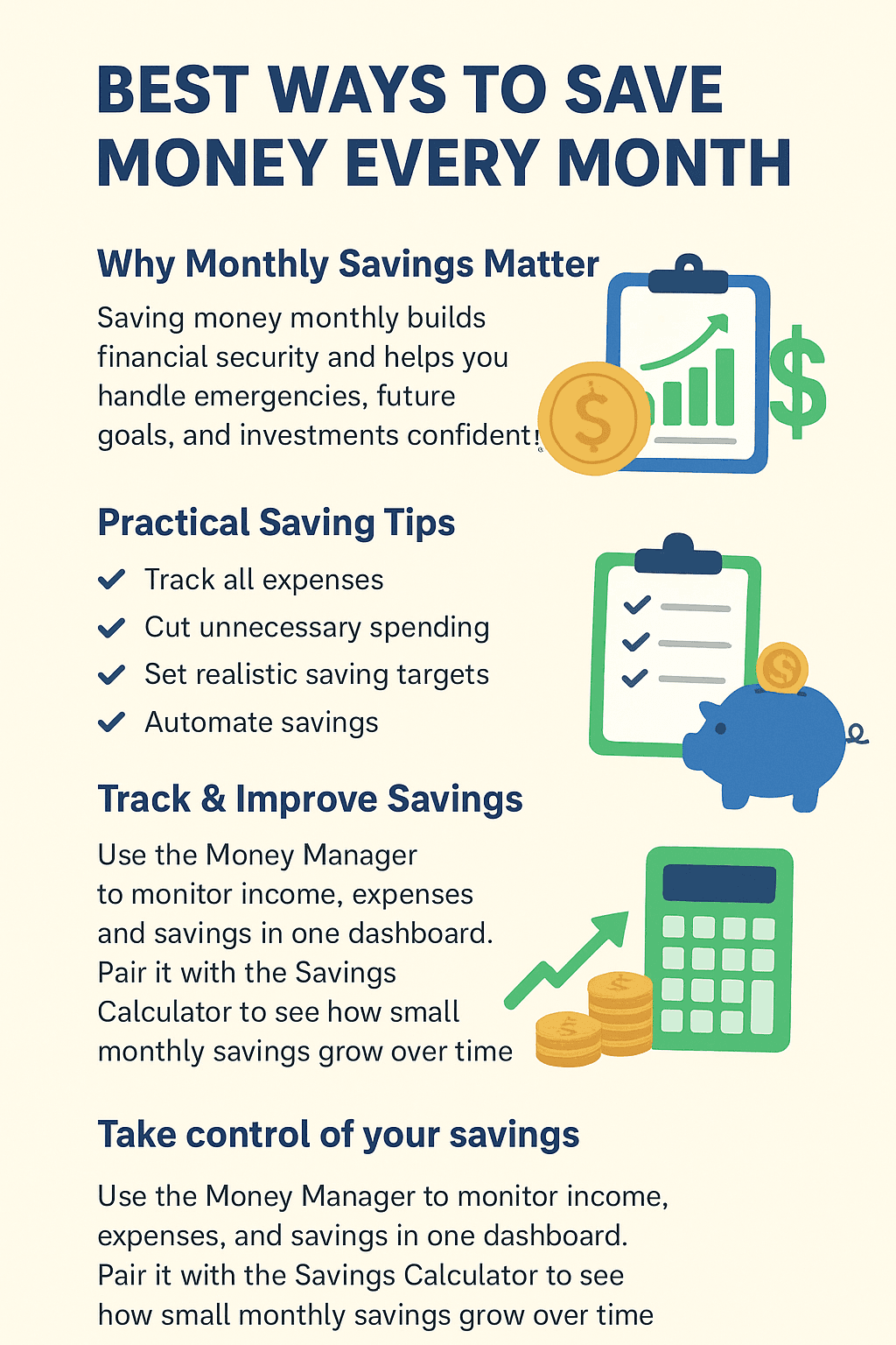 10 Practical Ways to Save More Money Every Month